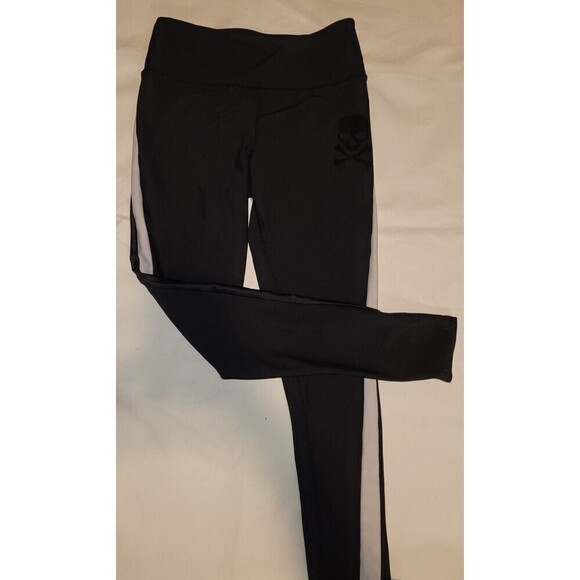 2 for $20  SOULcycle Yoga Pants Skull Black and White Size Small - Picture 1 of 6